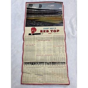 All Star Game Comiskey Park-Chicago Red Top Ale Antique Poster July 11, 1950